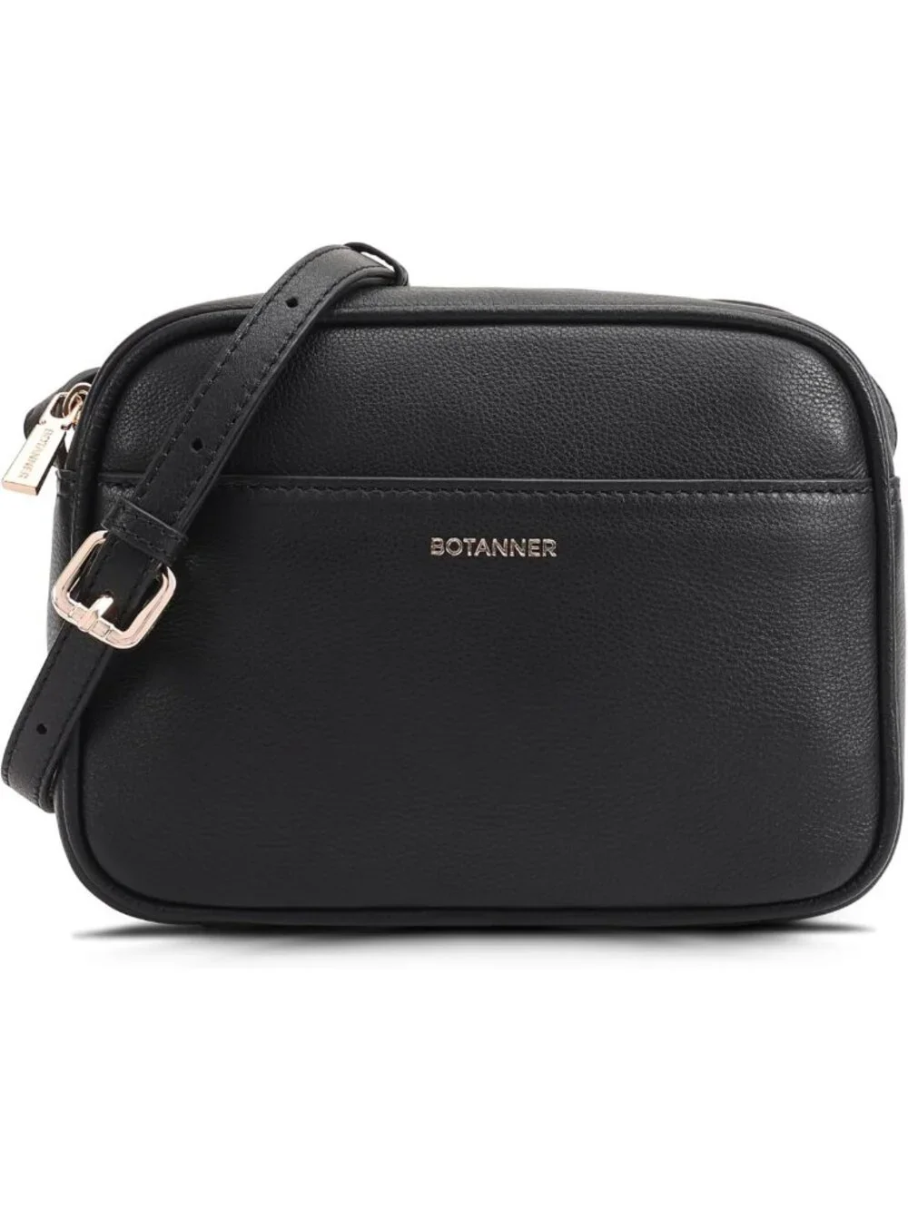 Chic Women's Genuine Leather Crossbody Bag - Adjustable Strap, Versatile